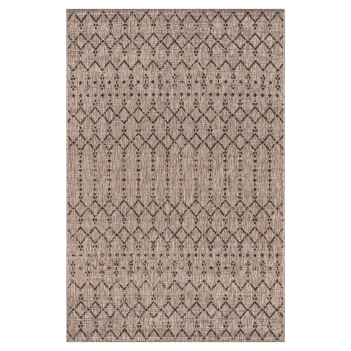 Ourika Марокканский коврик с геометрическим текстурированным плетением для дома и улицы Jonathan Y Designs