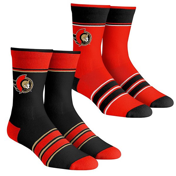 Детские Носки Rock Em Socks Ottawa Senators Мульти-Полоска 2-Паковый Набор Rock Em Socks