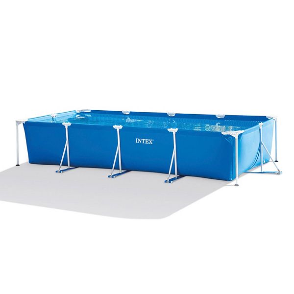 Intex 14.75' x 33&#34; Rectangular Frame Above Ground Outdoor Backyard Swimming Pool Intex