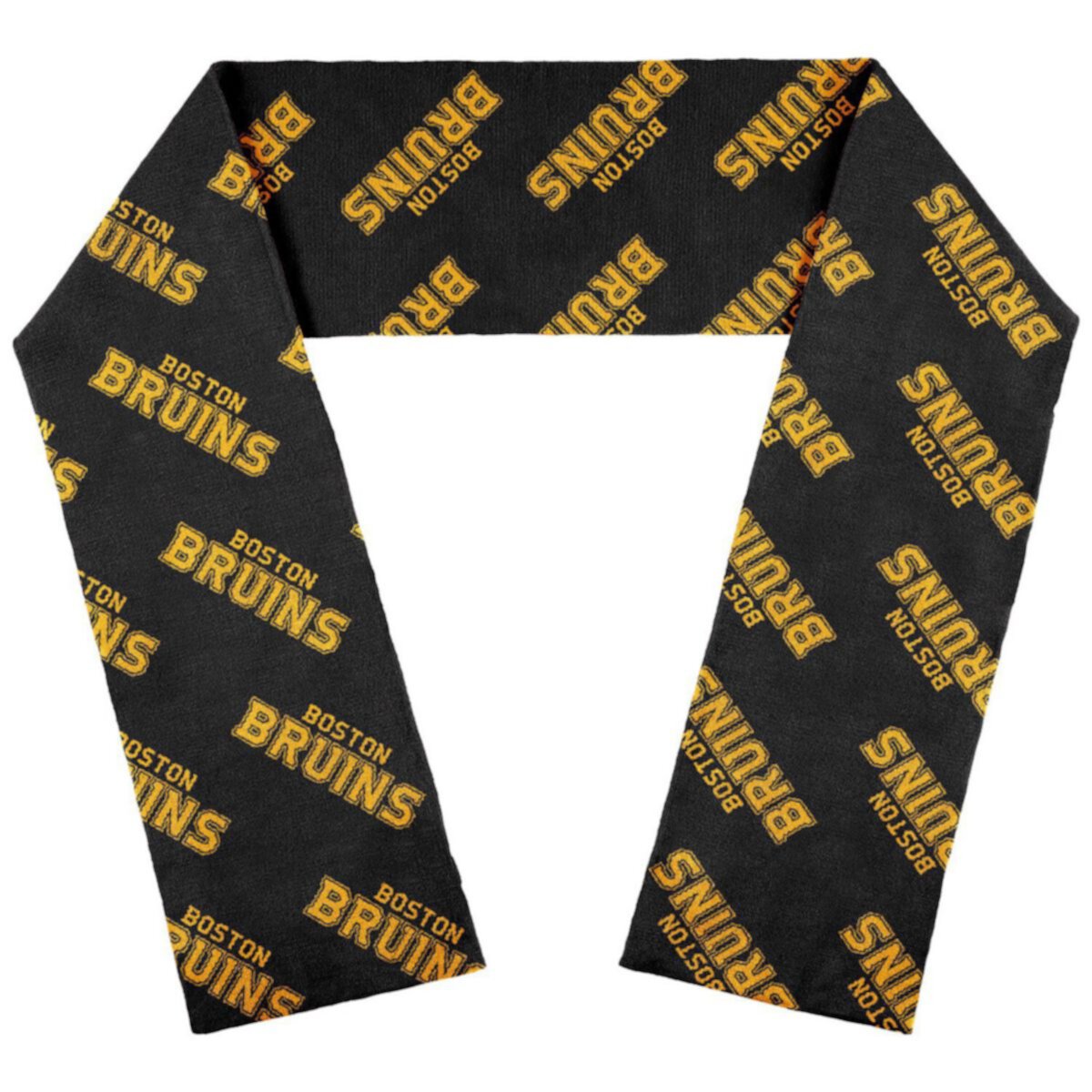 Длинный шарф WEAR by Erin Andrews Boston Bruins Team Wordmark Unbranded