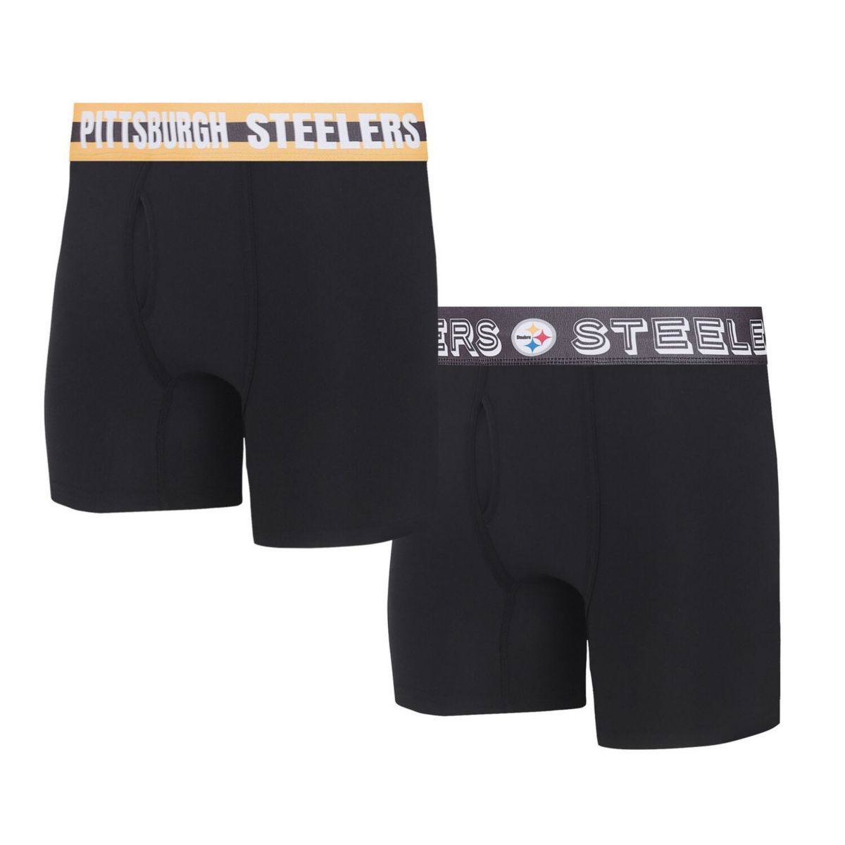 Мужские боксеры Concepts Sport Pittsburgh Steelers из мягкой ткани, двухpack Unbranded