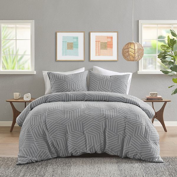 Urban Habitat Soren 3-piece Matelassé Jacquard Duvet Cover Set Urban Habitat