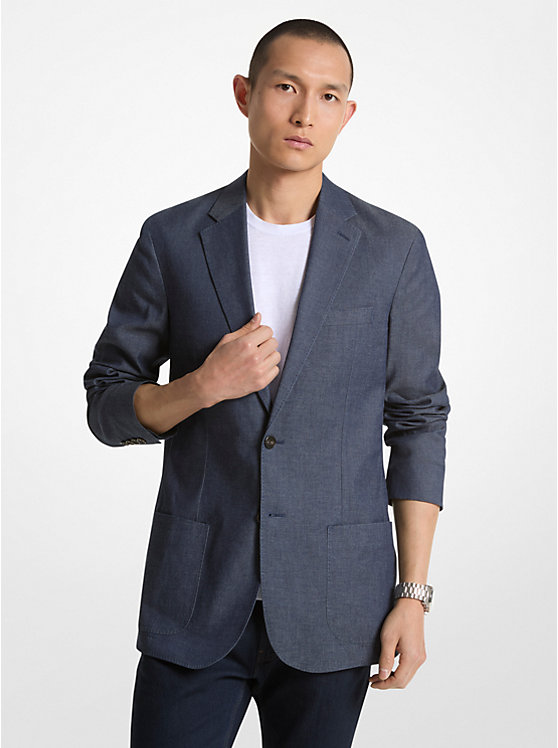 Мужской Блейзер Michael Kors Chambray Michael Kors Mens