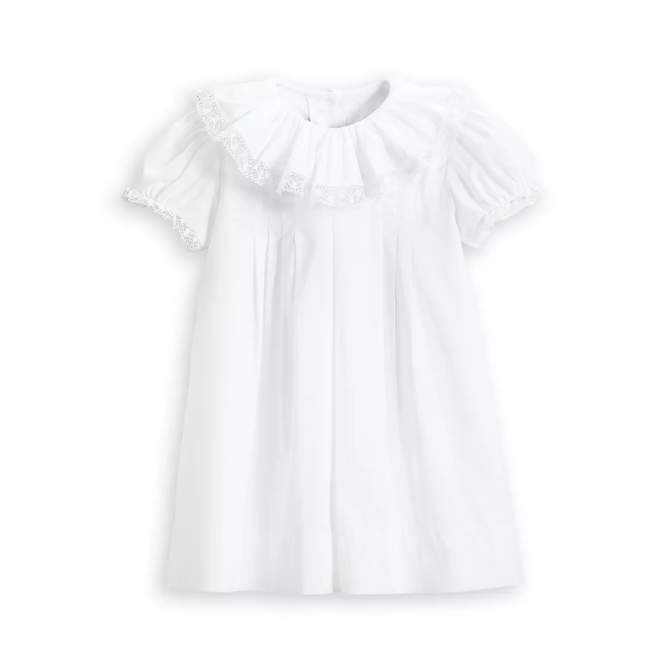 Для маленьких девочек &amp; Хлопковое платье орехового цвета с кружевной отделкой для маленьких девочек Bella Bliss