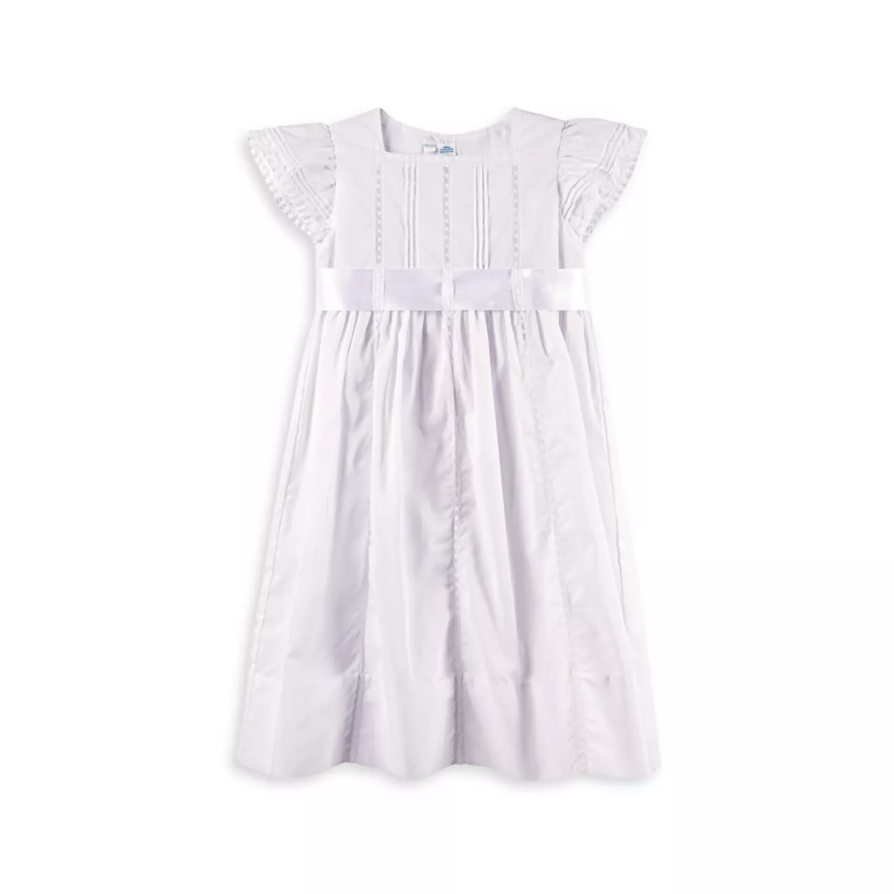 Для маленьких девочек, для маленьких девочек и для маленьких девочек; Платье для девочек из смесового хлопка с поясом Feltman Brothers