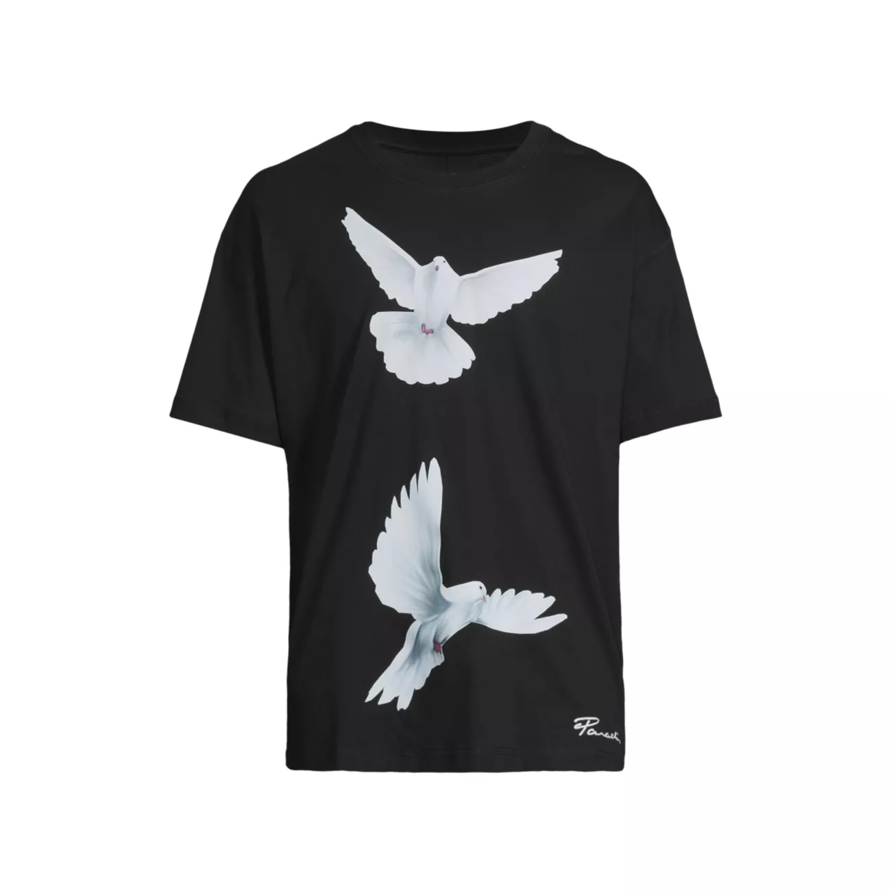 Freedom Doves Cotton T-Shirt 3.Paradis