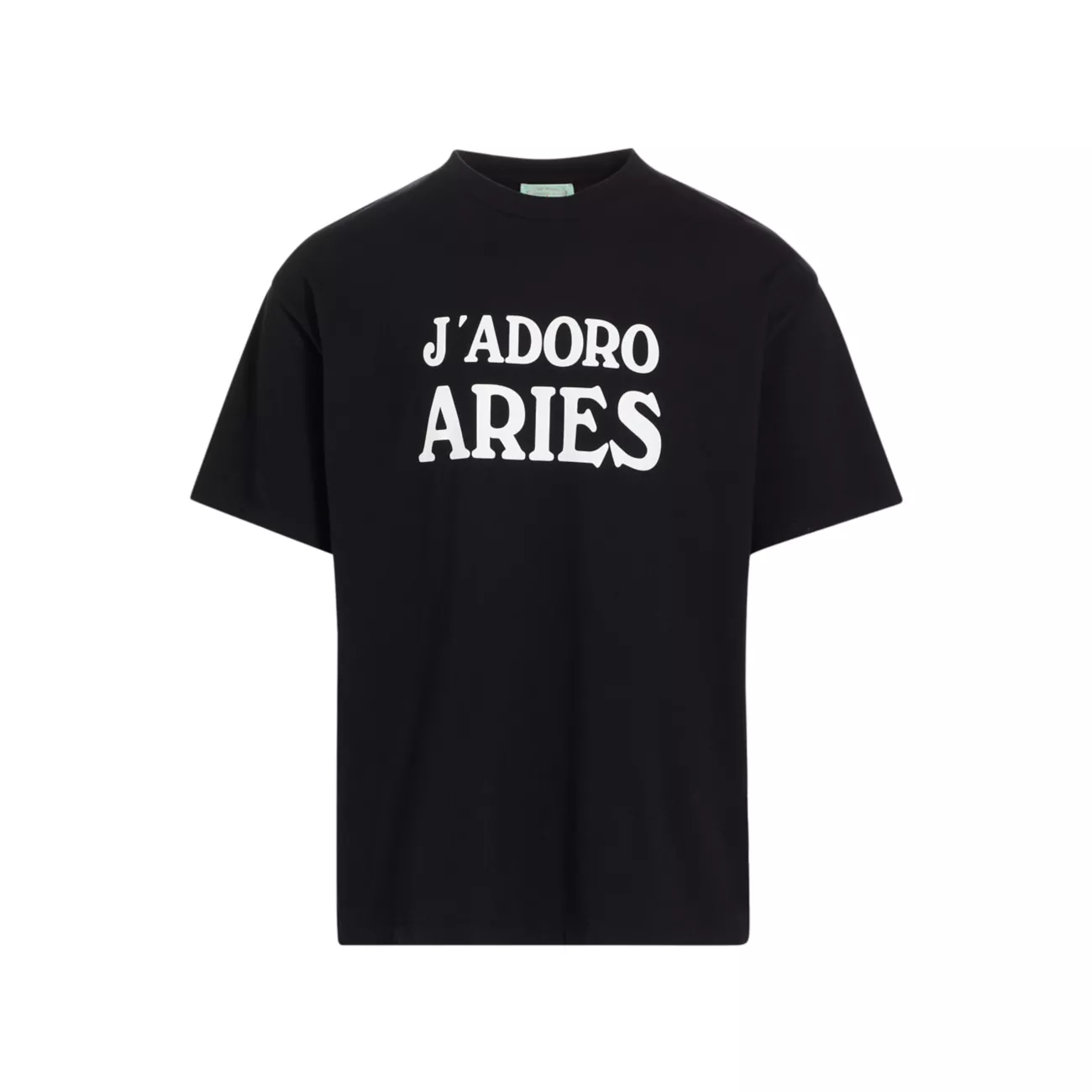 Хлопковая футболка с логотипом Aries