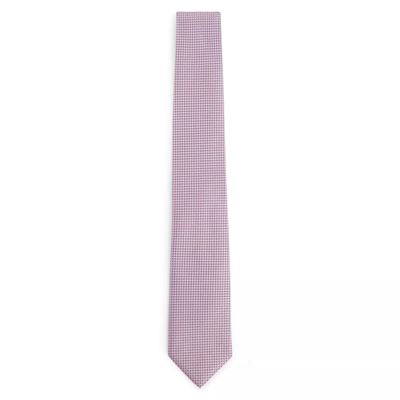 Шелковый галстук с жаккардовым микроузором BOSS