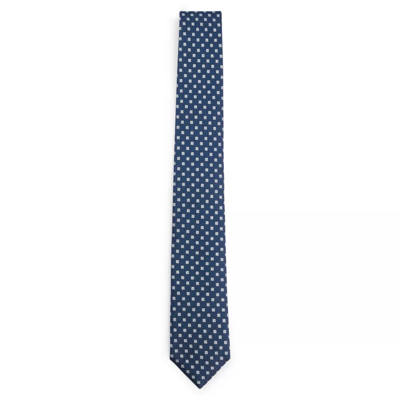 Шелковый галстук с жаккардовым узором BOSS