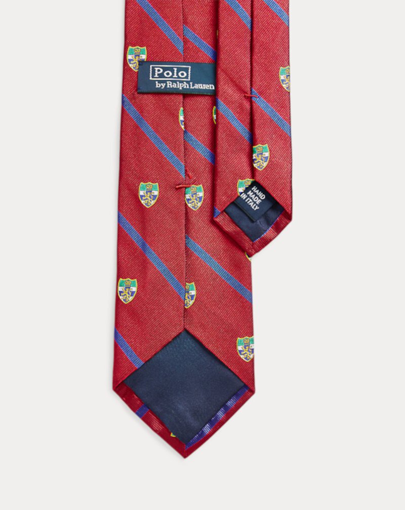 Striped Silk Repp Club Tie Ralph Lauren