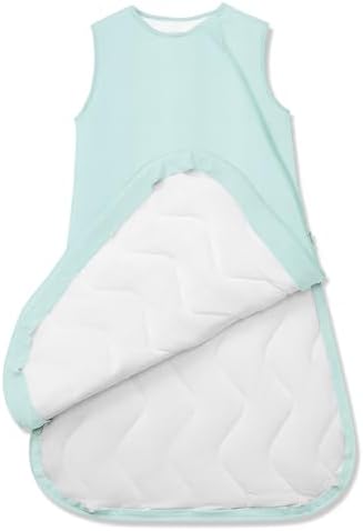 Стеганый сверхмягкий спальный мешок, теплый детский спальный мешок из бамбуковой вискозы премиум-класса 2,5 TOG, толстое детское носимое одеяло PurComfy