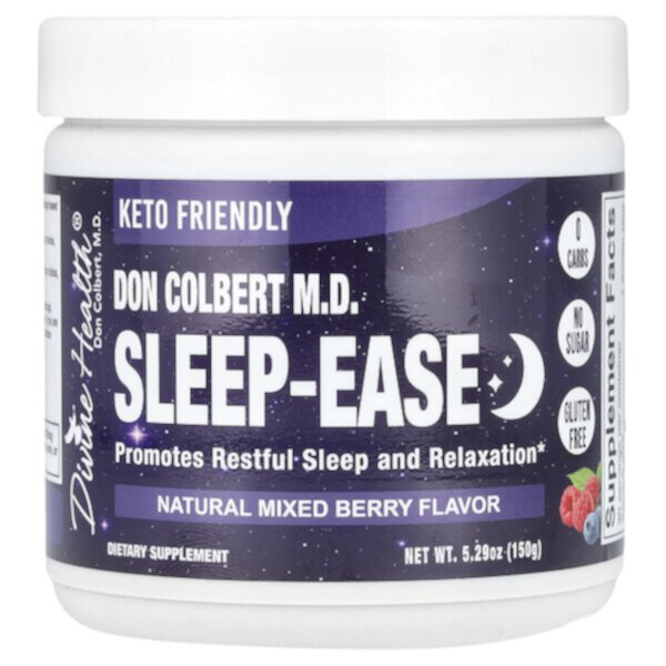 Don Colbert MD Sleep-Ease, Натуральная ягодная смесь, 5,29 унции (150 г) Divine Health