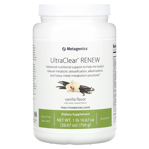 UltraClear Renew, ваниль, 1 фунт (10,67 унции) Metagenics