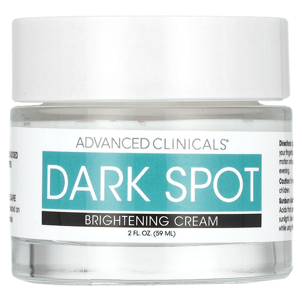 Dark Spot, осветляющий крем, 2 жидких унции (59 мл) Advanced Clinicals