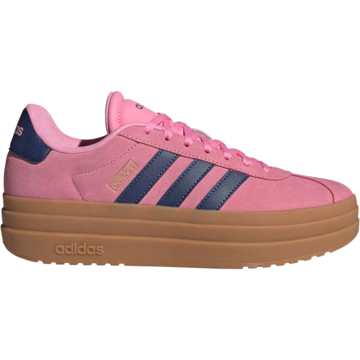 Кроссовки Adidas VL Court Bold с кожаным верхом и стильным дизайном Adidas