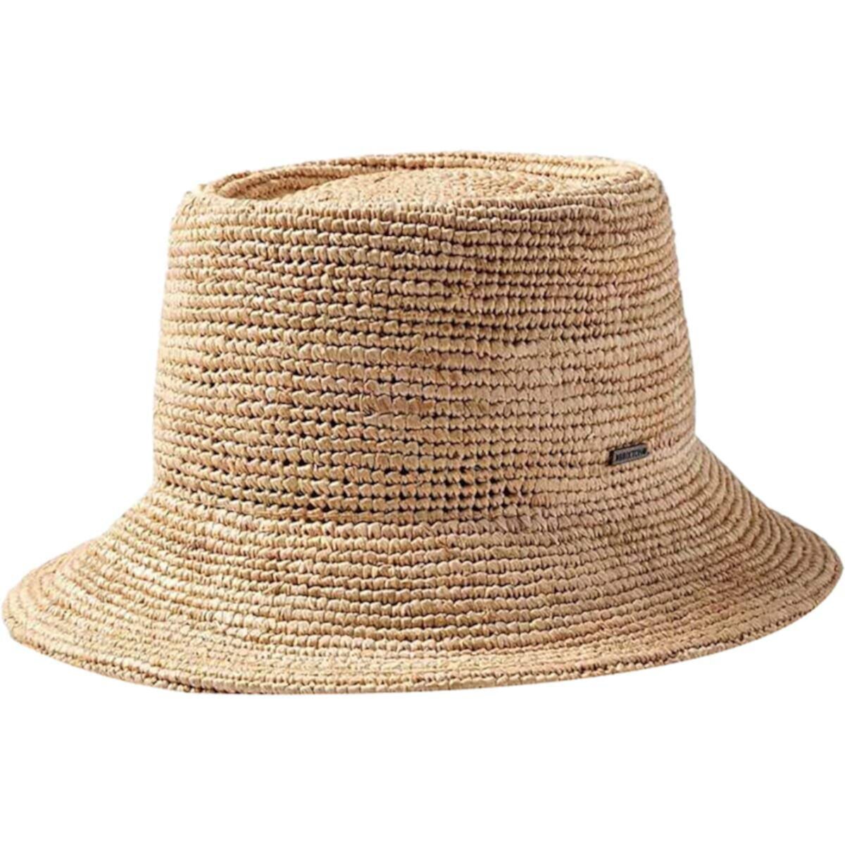 Ellee Straw Packable Bucket Hat Brixton