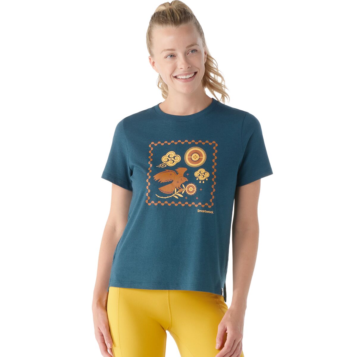 Женская Футболка Smartwool Guardian of the Skies Graphic Short-Sleeve T-Shirt Smartwool