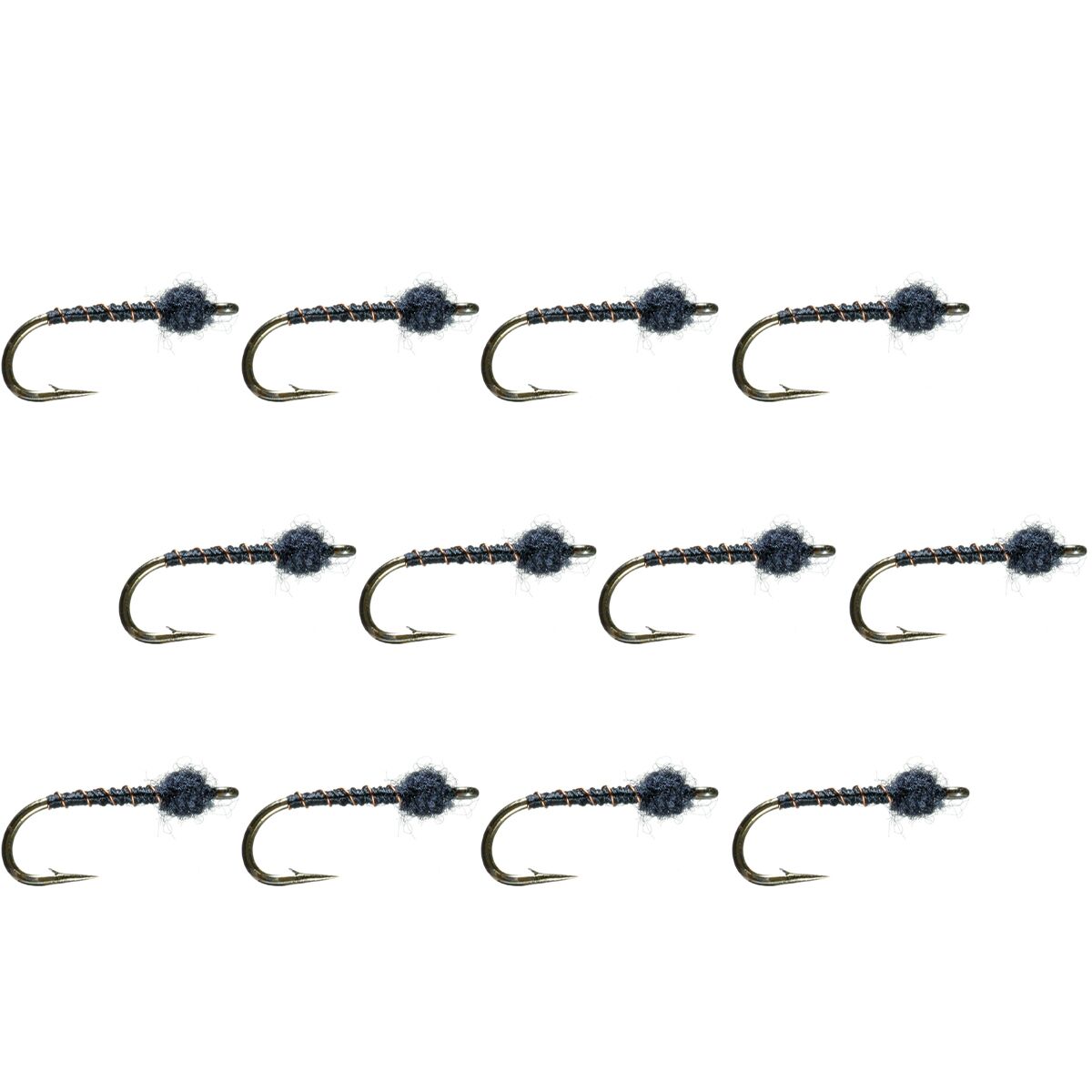 Рыболовные снасти Umpqua Black Beauty 12-Pack Umpqua