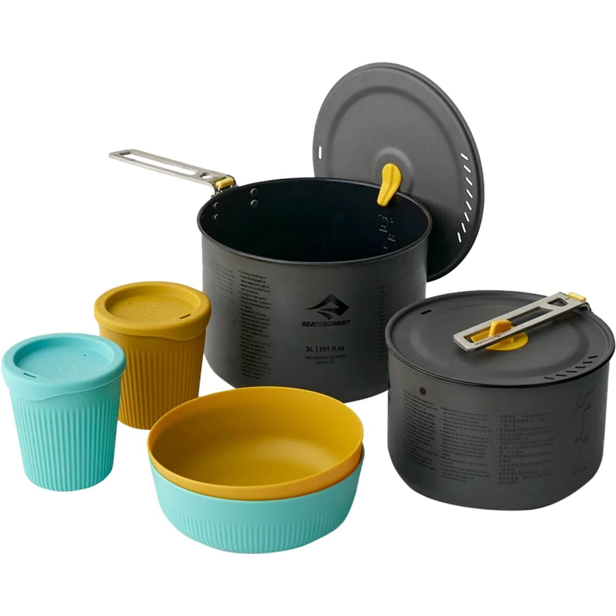 Походная посуда Sea to Summit Frontier UL Two Pot 6-Piece Multi-Cook Set - 2 Person Sea to Summit