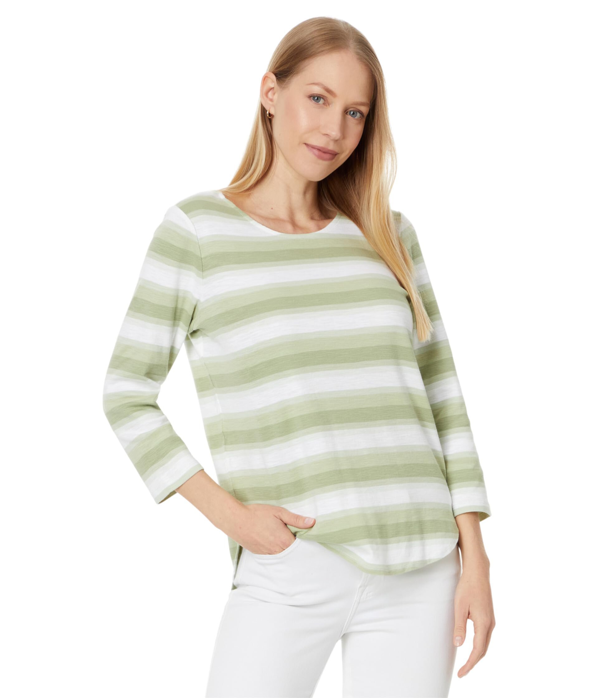 Женская Футболка Tommy Bahama Ashby Isles Ombre Stripe Tommy Bahama