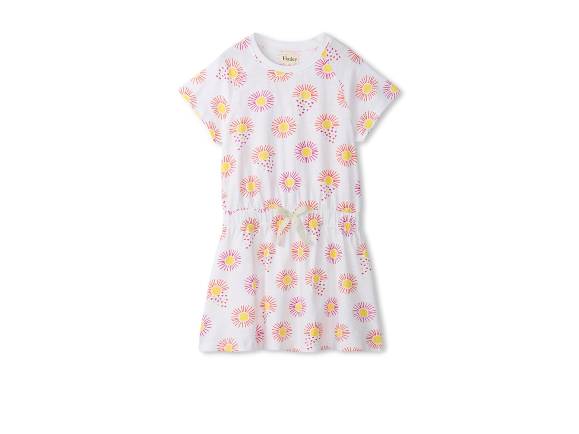 Платье Heart Suns с завязкой на талии (для малышей/маленьких/больших детей) Hatley