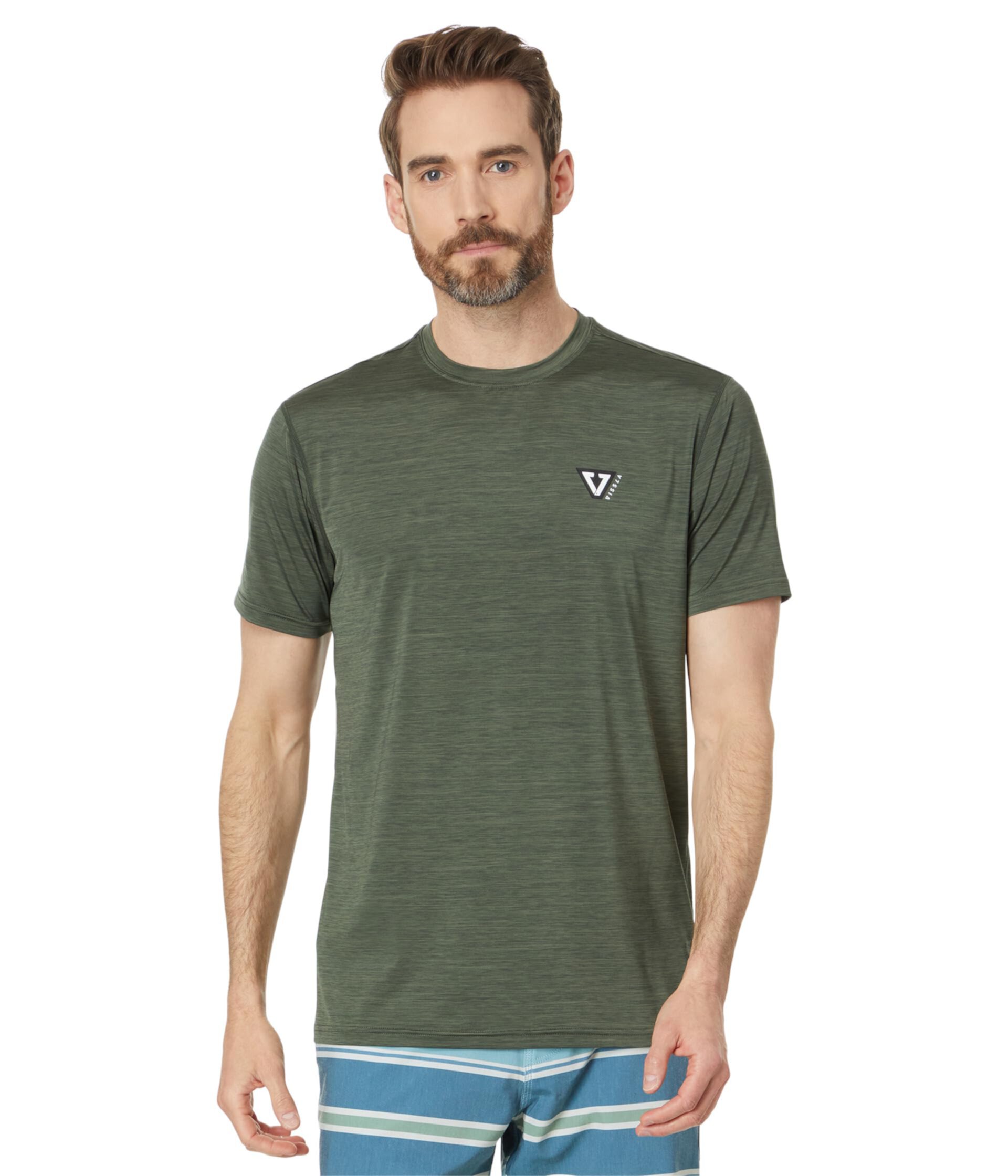 Мужской Рашгард VISSLA Twisted Eco Short Sleeve Lycra VISSLA