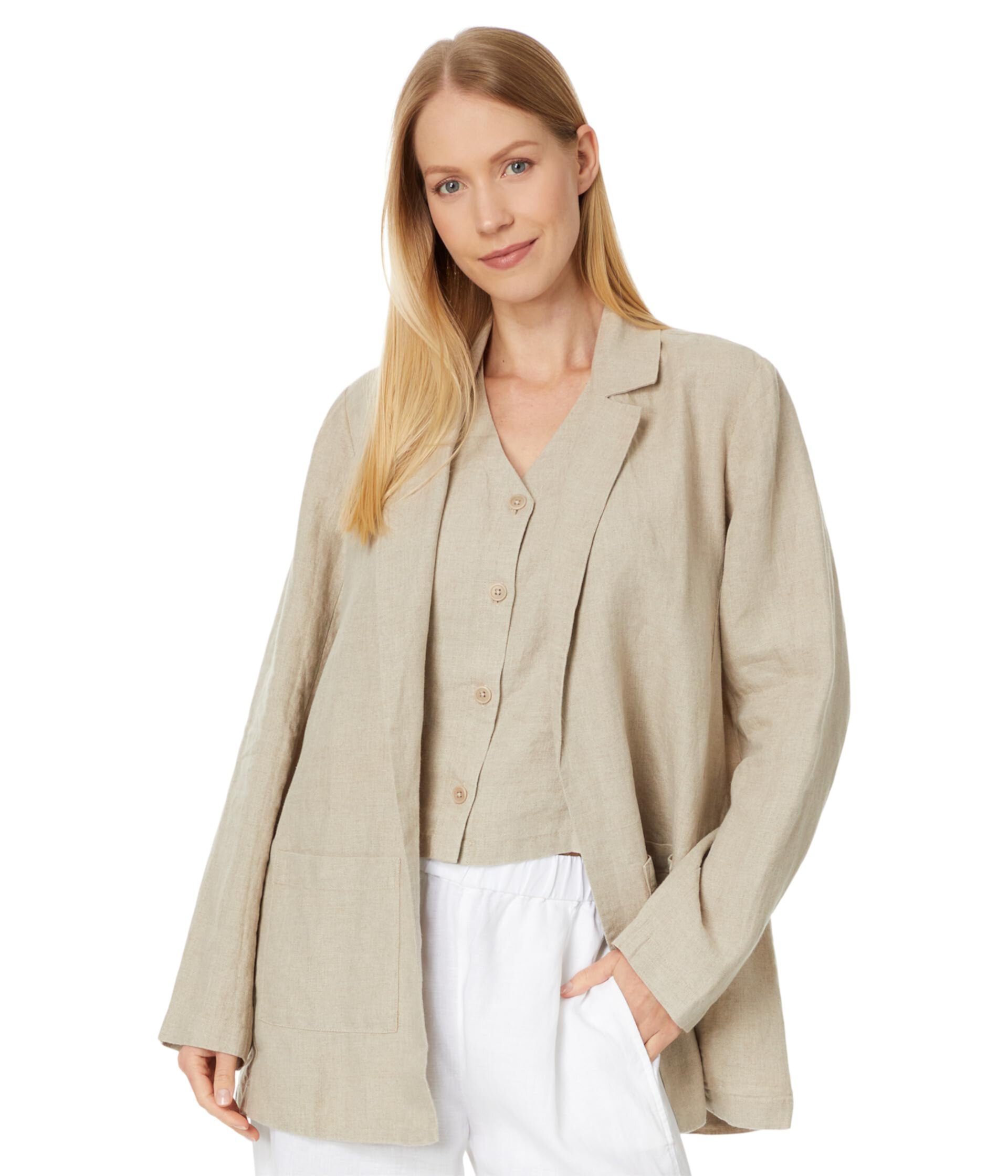 Женский Блейзер Eileen Fisher Notch Collar Eileen Fisher