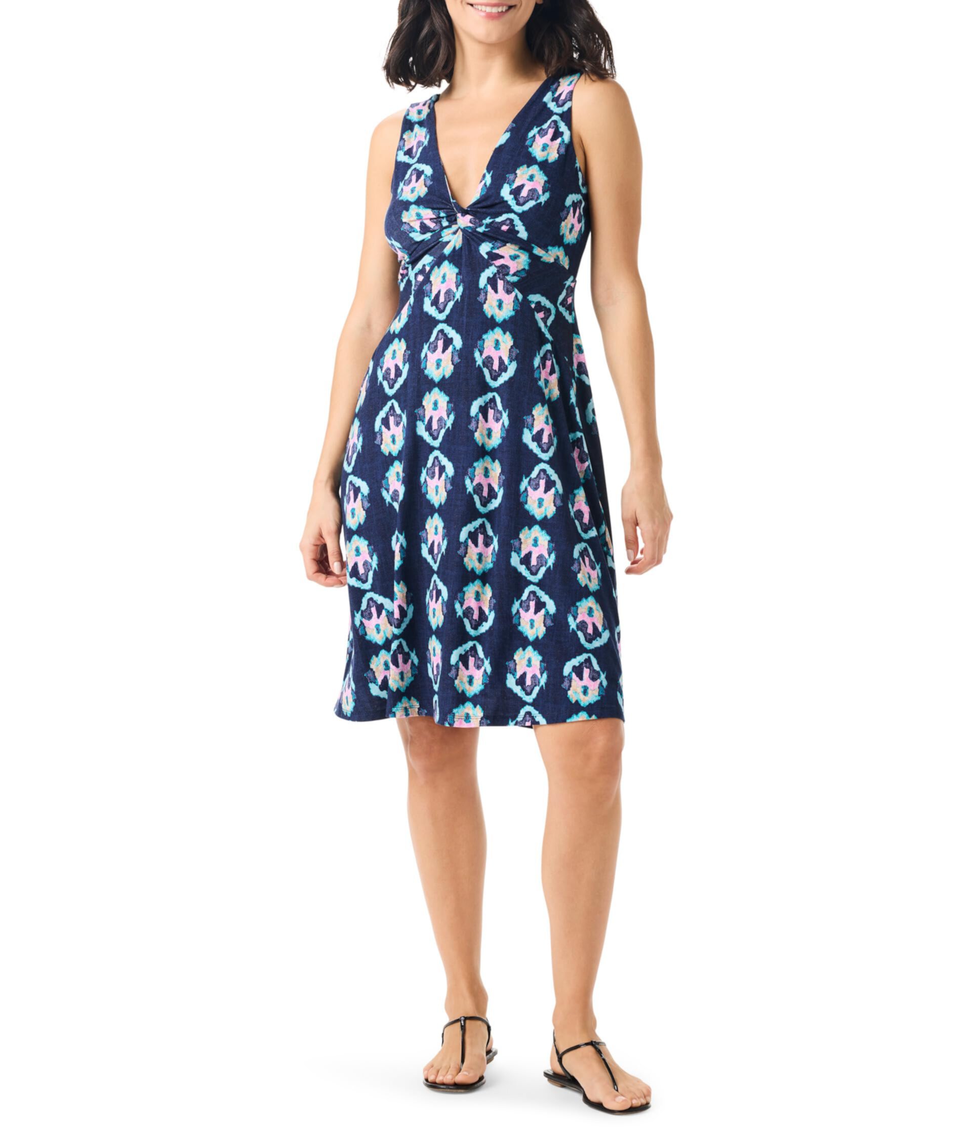 Petite Ocean Batik Dress Nic+Zoe