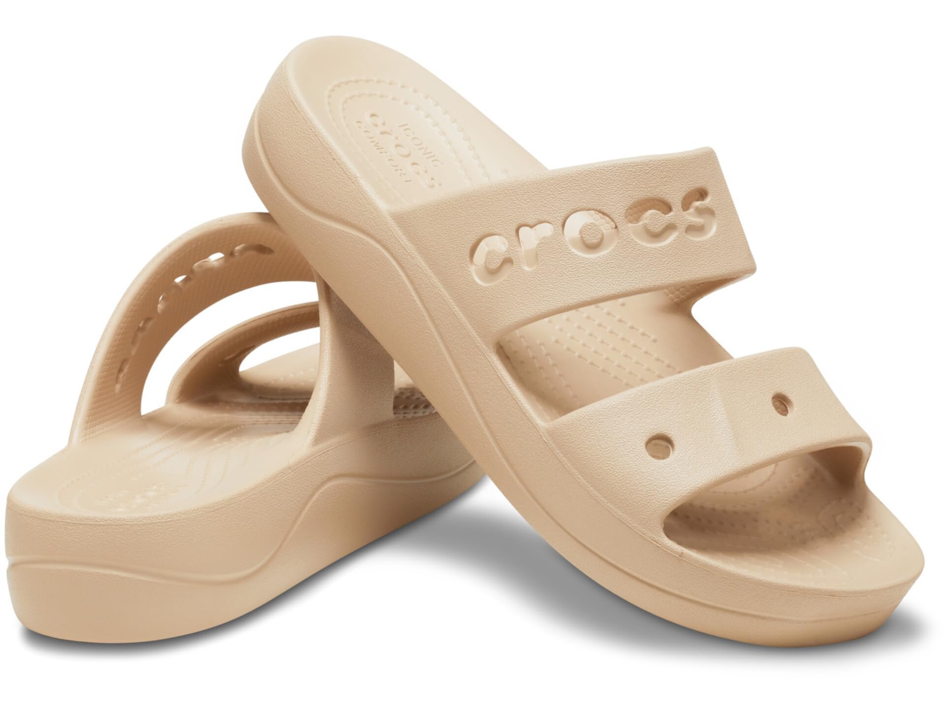 Через сандалии на платформе Crocs