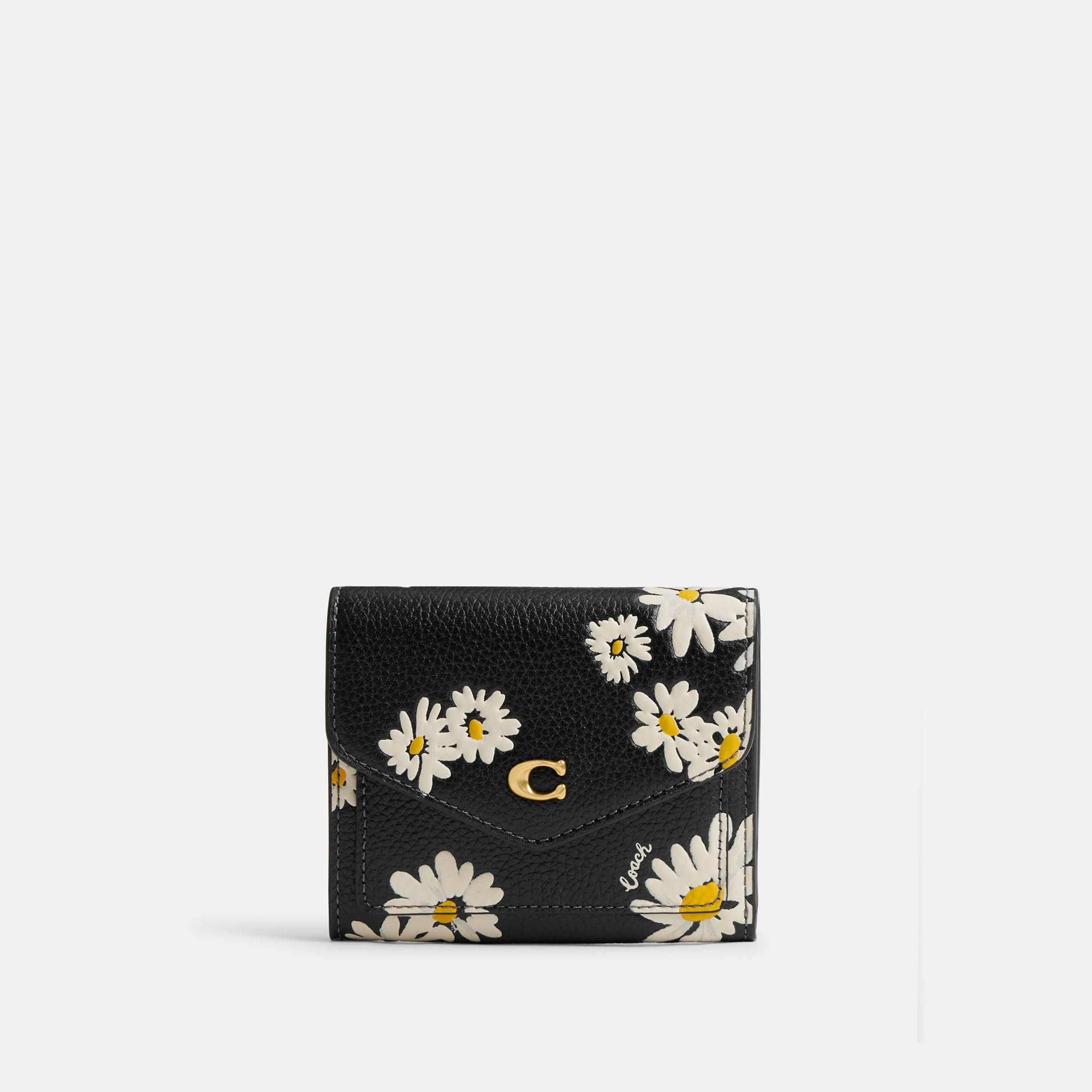 Маленький кошелек Wyn с цветочным принтом COACH