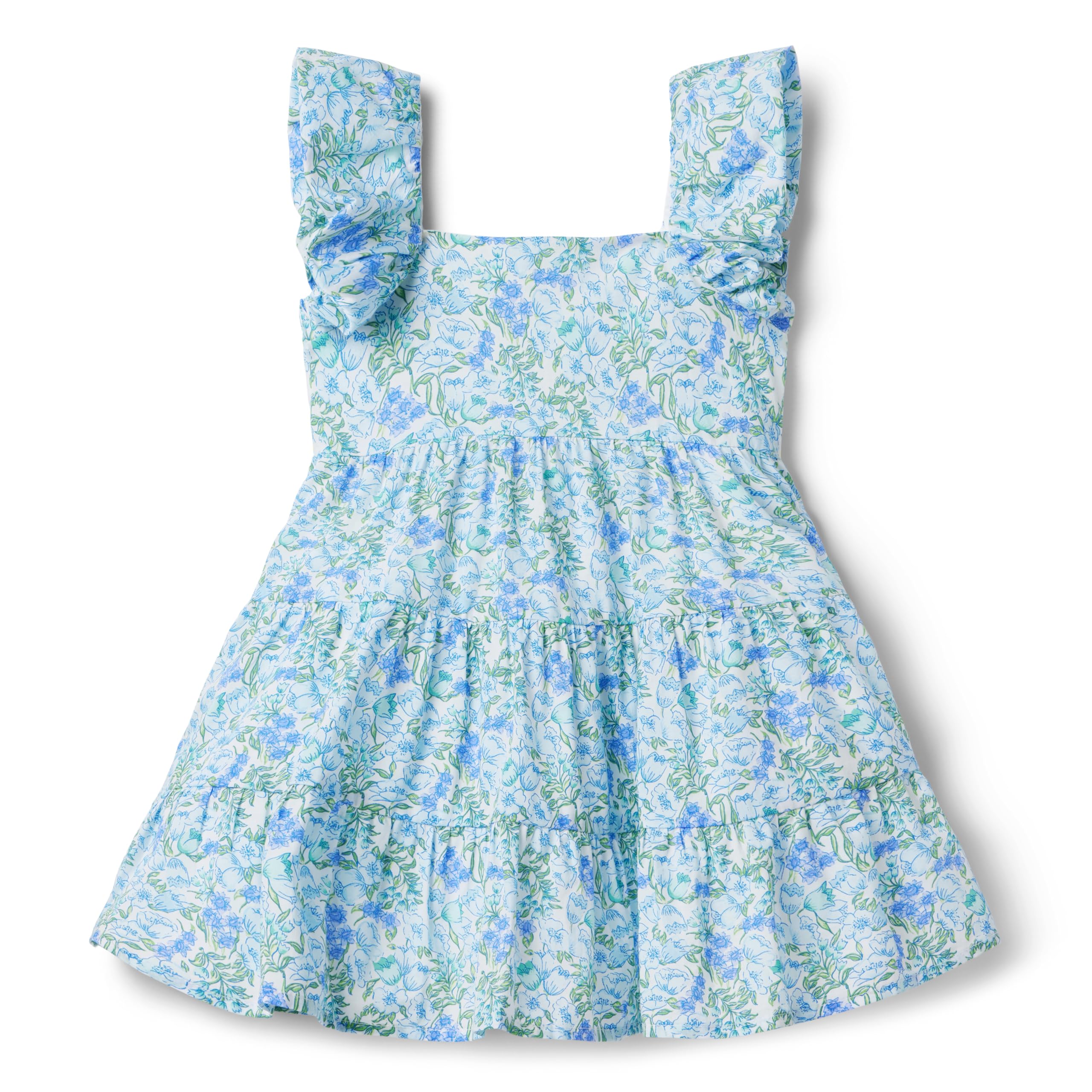 Платье с цветочным принтом в стиле Ditsy (для малышей/маленьких детей/больших детей) Janie and Jack