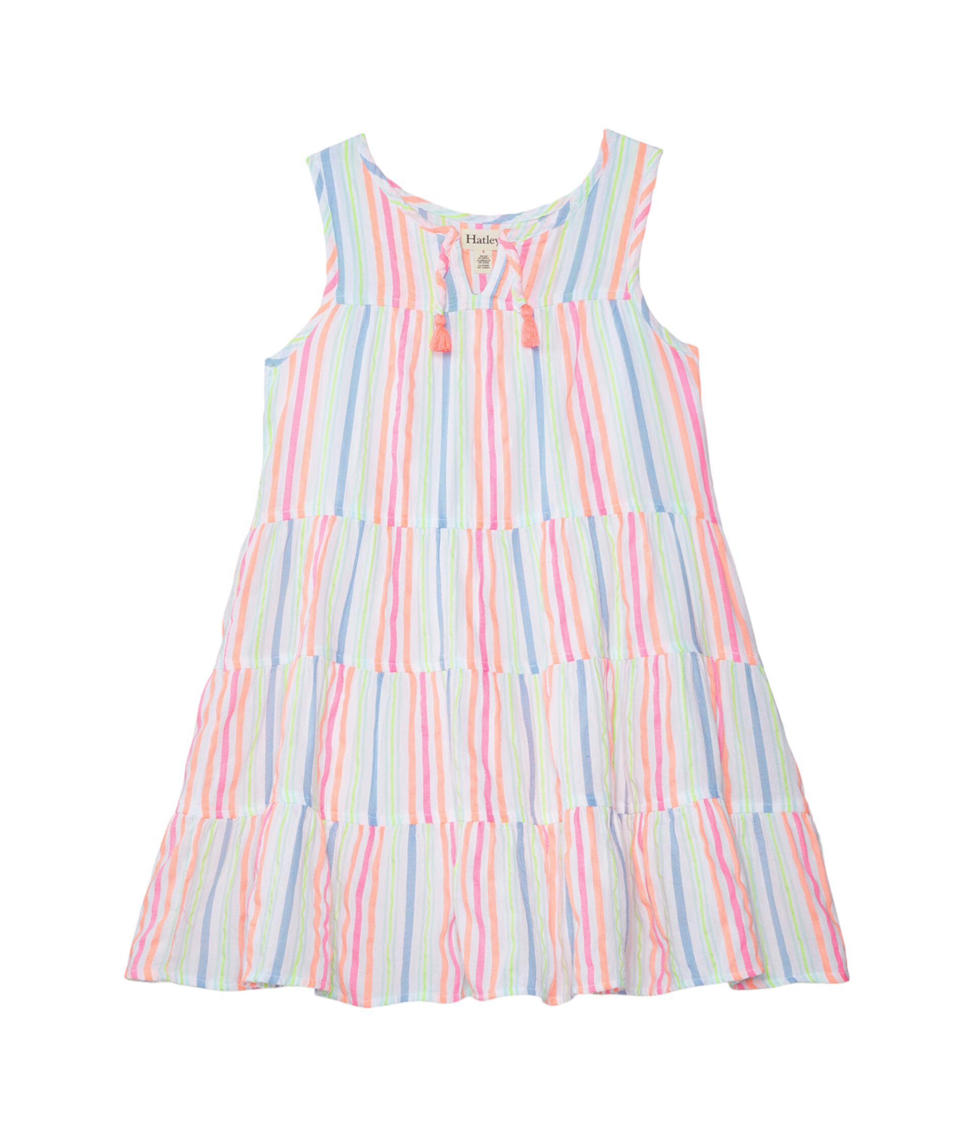 Многослойное многоуровневое платье Майами-Бич (для малышей/маленьких/больших детей) Hatley