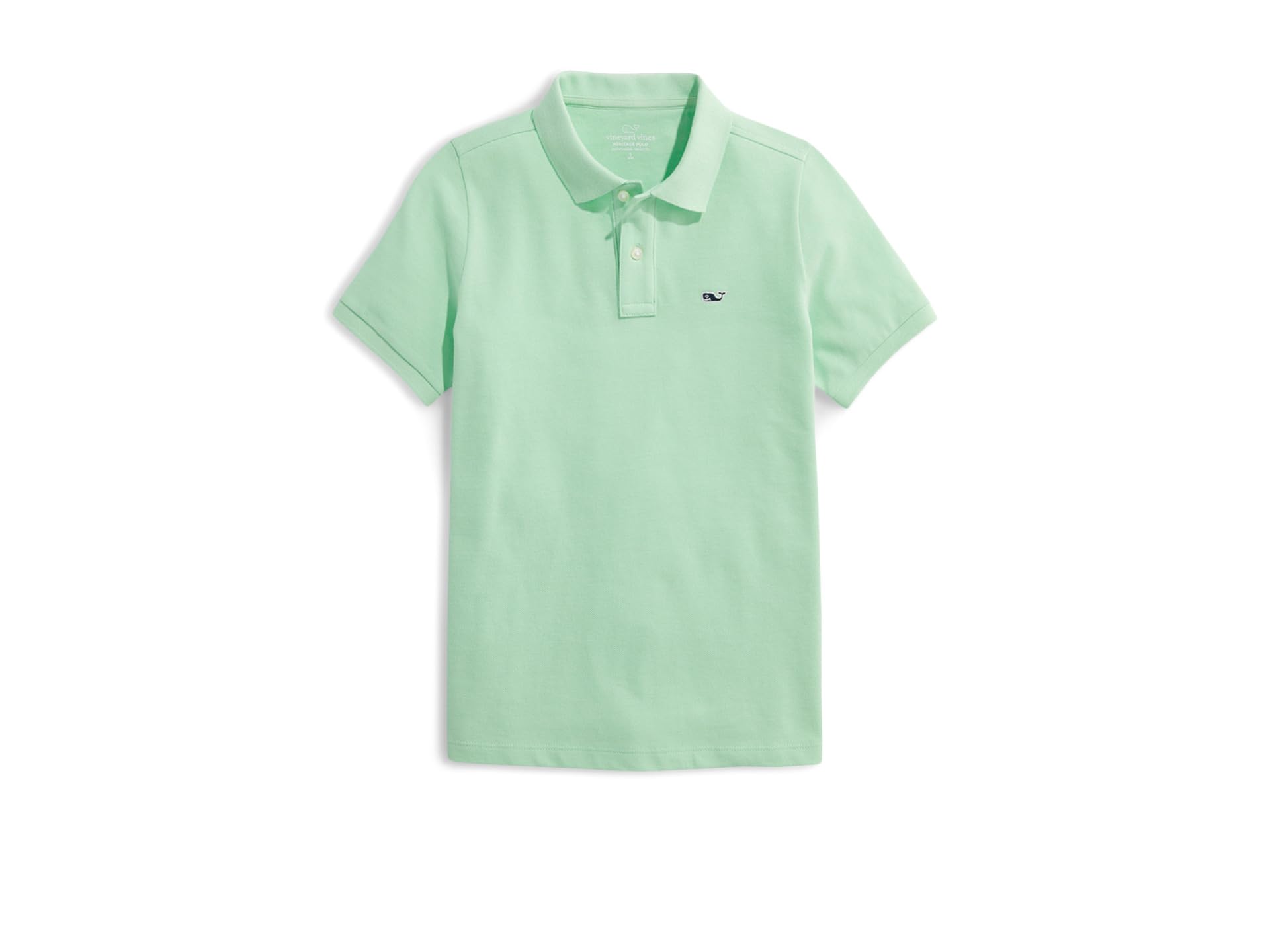 Детская хлопковая поло с короткими рукавами и вышивкой от Vineyard Vines Vineyard Vines Kids