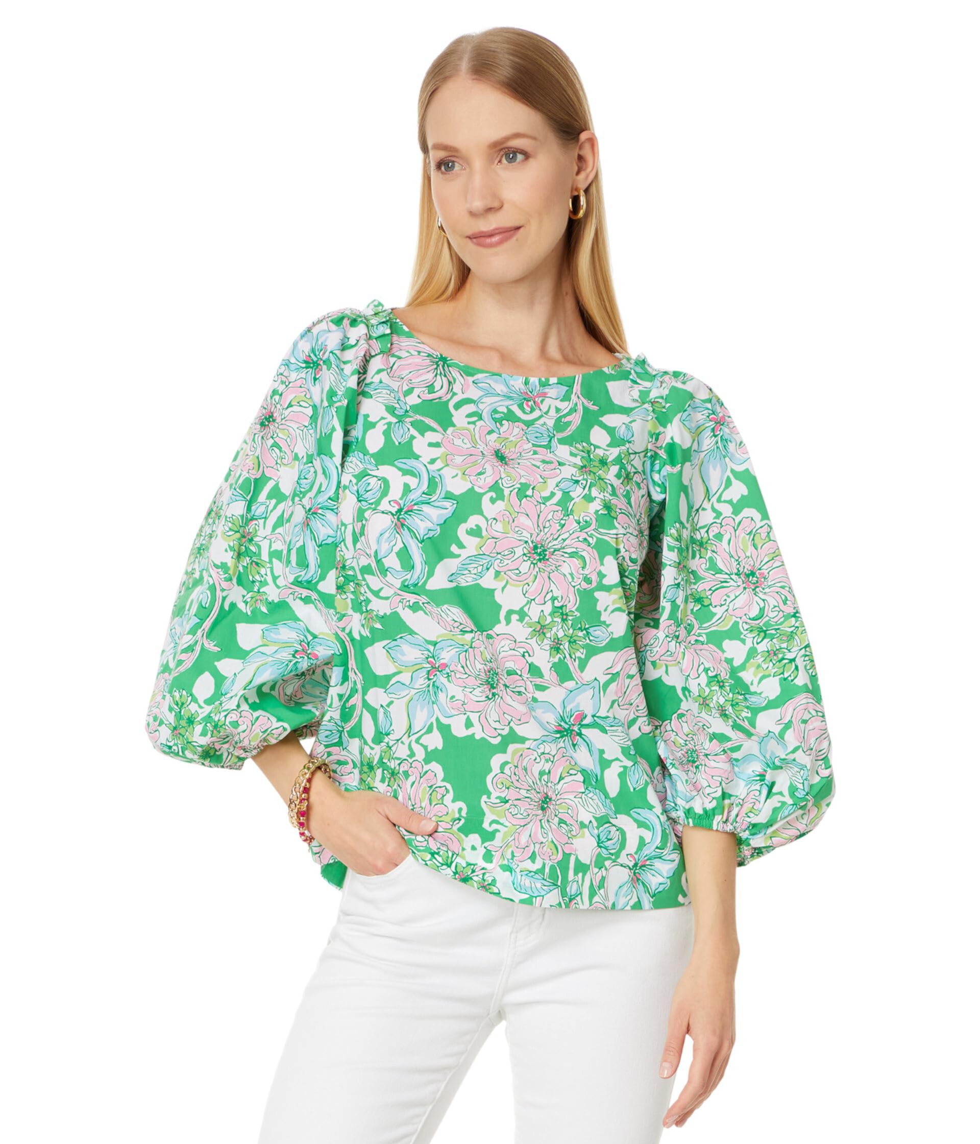 Женская Блузка Lilly Pulitzer Barbara 3/4 Sleeve Lilly Pulitzer