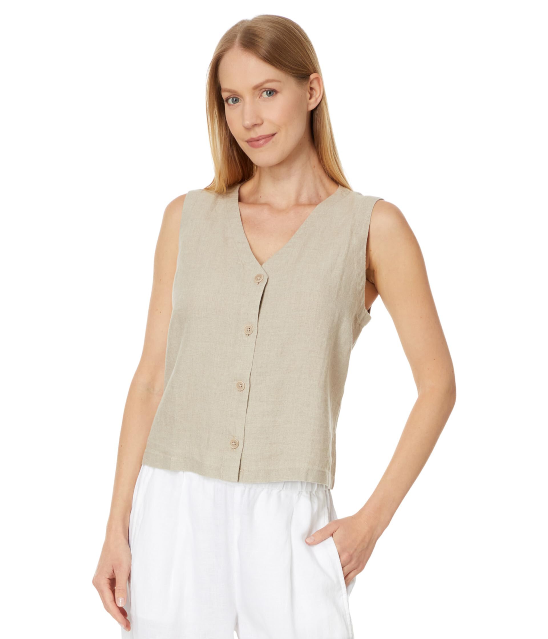 Женский Жилет Eileen Fisher Vest With Tie Eileen Fisher