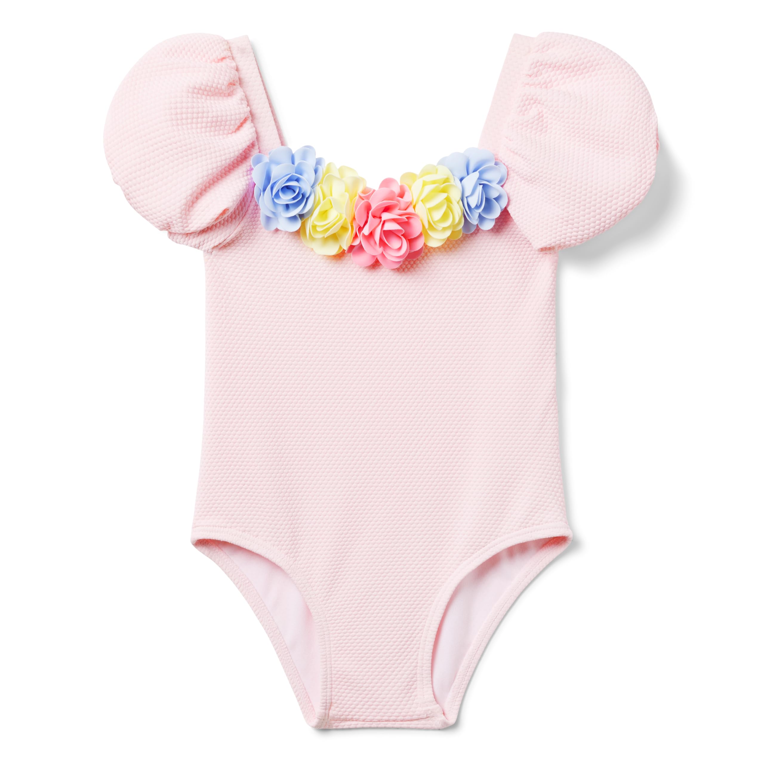 Купальник Janie and Jack Для девочек Pink Flower Onepiece Janie and Jack