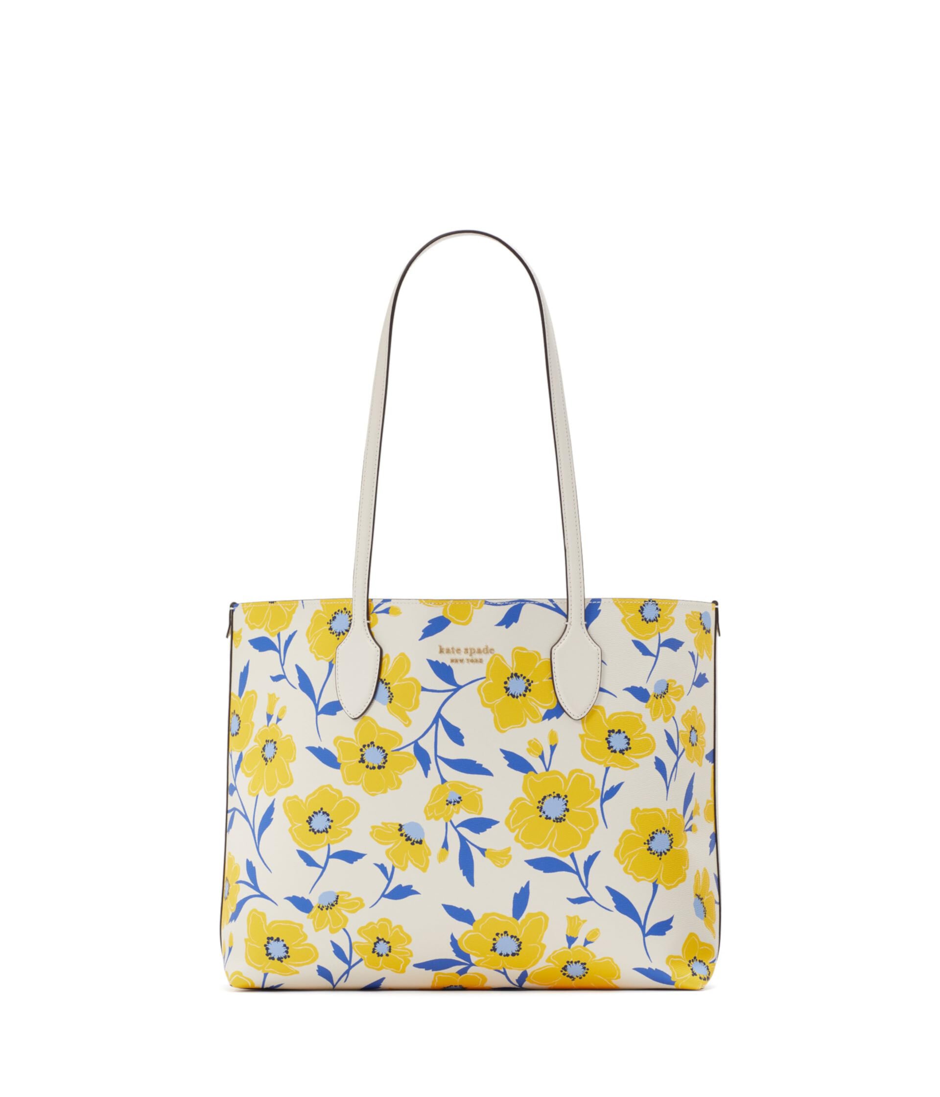 Большая сумка-тоут из ПВХ Bleecker Sunshine с цветочным принтом Kate Spade New York