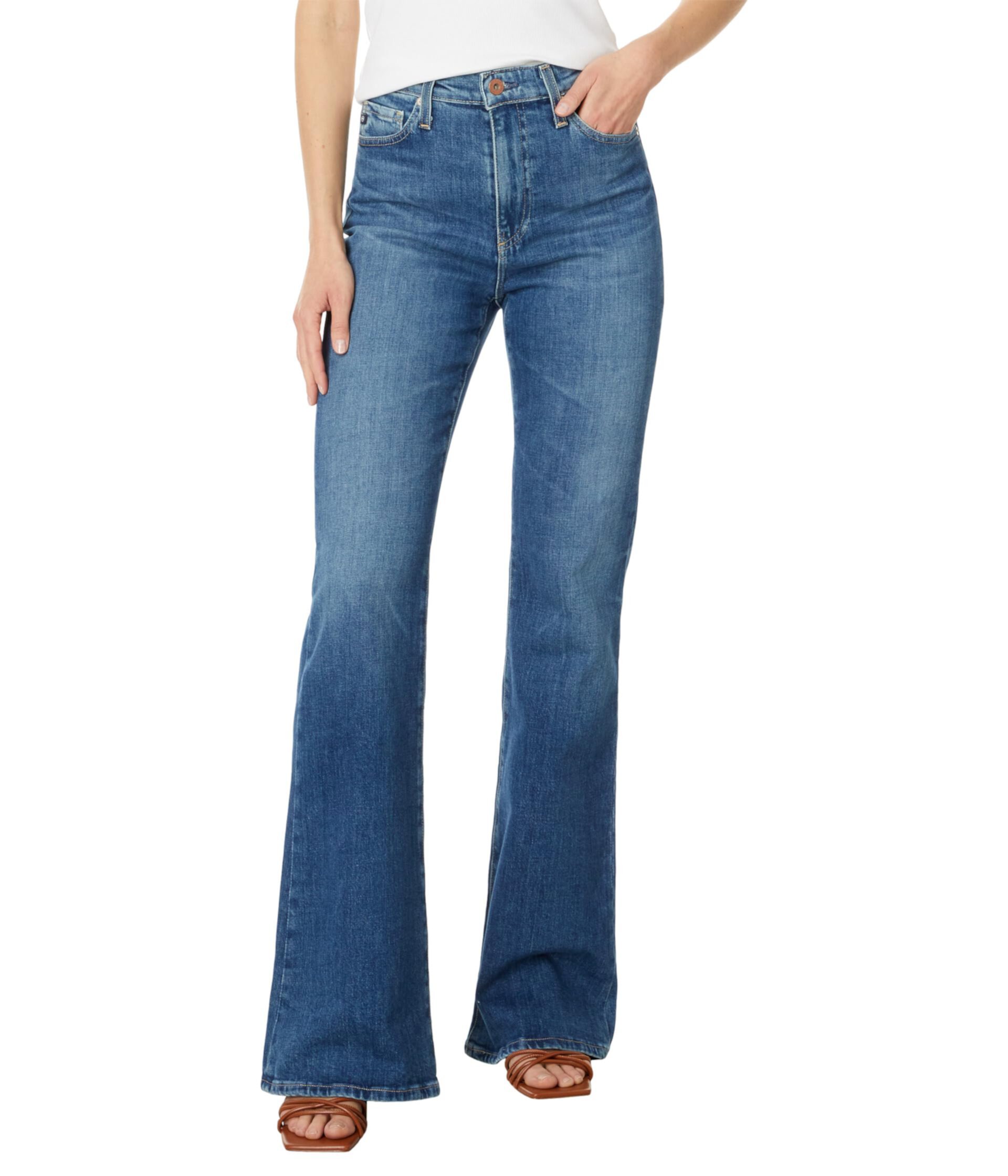 Расклешенные джинсы Madi Super High Rise в цвете Alibi AG Jeans