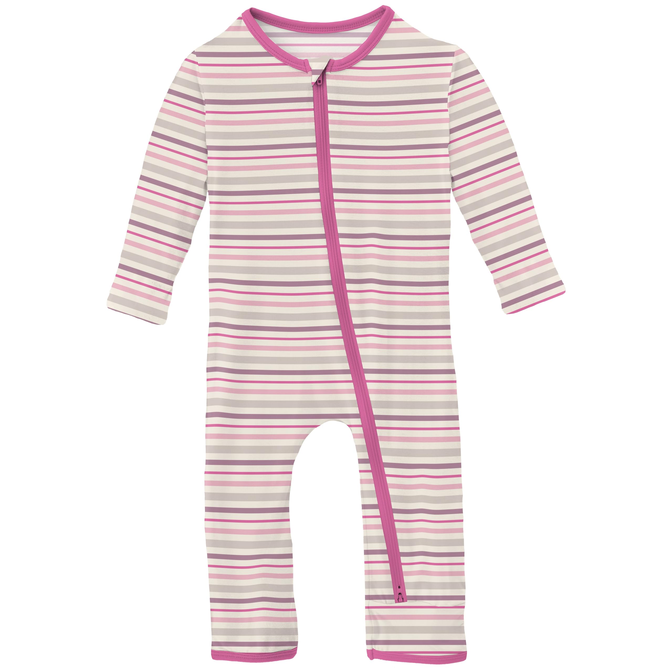 Print Coverall with 2 Way Zipper (Infant) Kickee Pants Kids