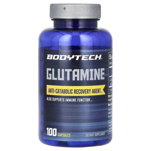 Глютамин, 100 капсул BodyTech