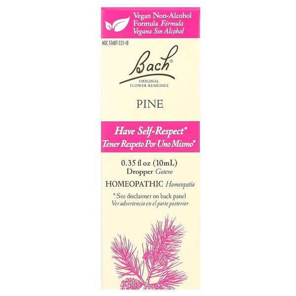 Original Flower Remedies, Pine, 0.35 fl oz (Жидкие унции) (10 ml) Bach