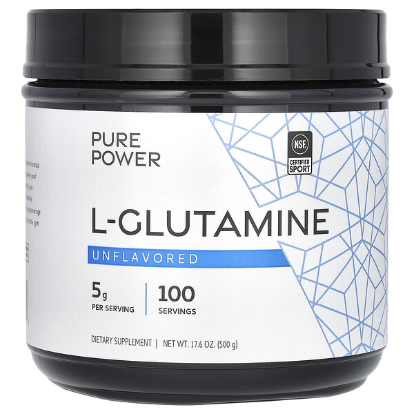 Pure Power, L-Glutamine, Unflavored, 17.6 oz (500 g) Dr. Mercola