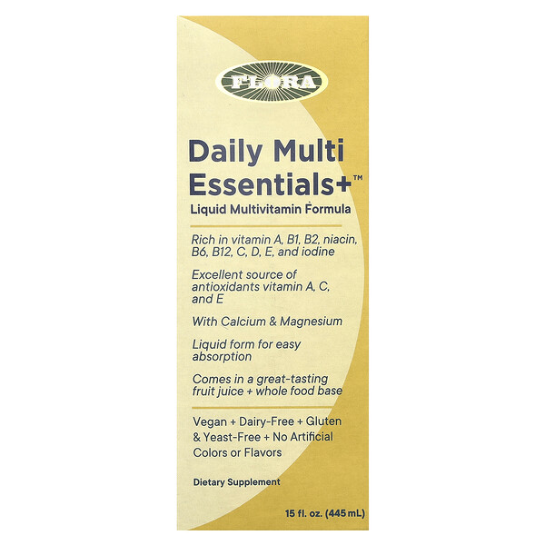 Daily Multi Essentials+, 15 жидких унций (445 мл) Flora