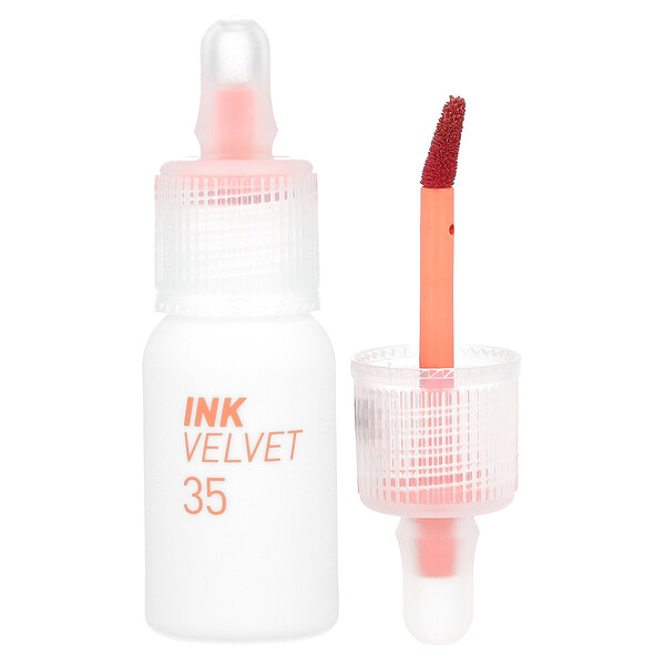 Ink Velvet Lip Tint, Weather, оттенок 35 Spring Salmon, 0,14 унции (4 г) Peripera