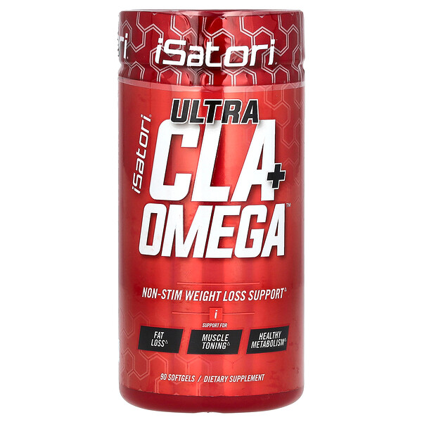 Ultra CLA + Омега, 90 мягких таблеток Isatori