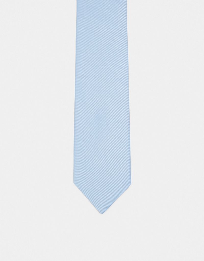 Узкий галстук пастельно-синего цвета ASOS DESIGN ASOS DESIGN