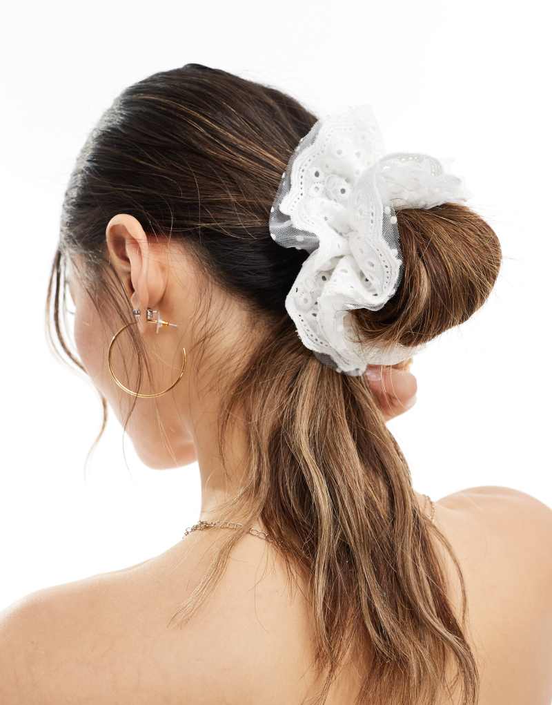 Регулируемая резинка для волос с рюшами в стиле Scrunchie Kristin Ess