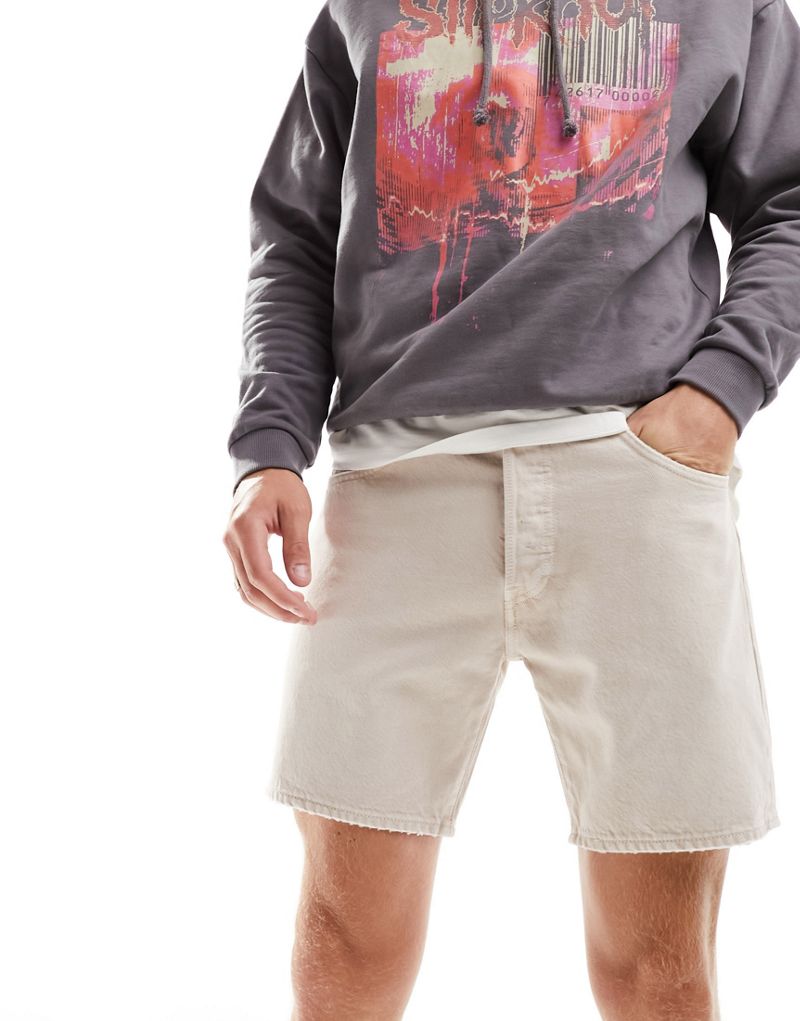 Levi's 501 '93 denim shorts in light cream Levi's®