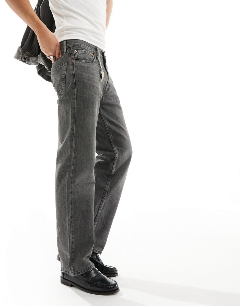 Свободные темно-серые джинсы прямого кроя Levi's 555 '96 Levi's®