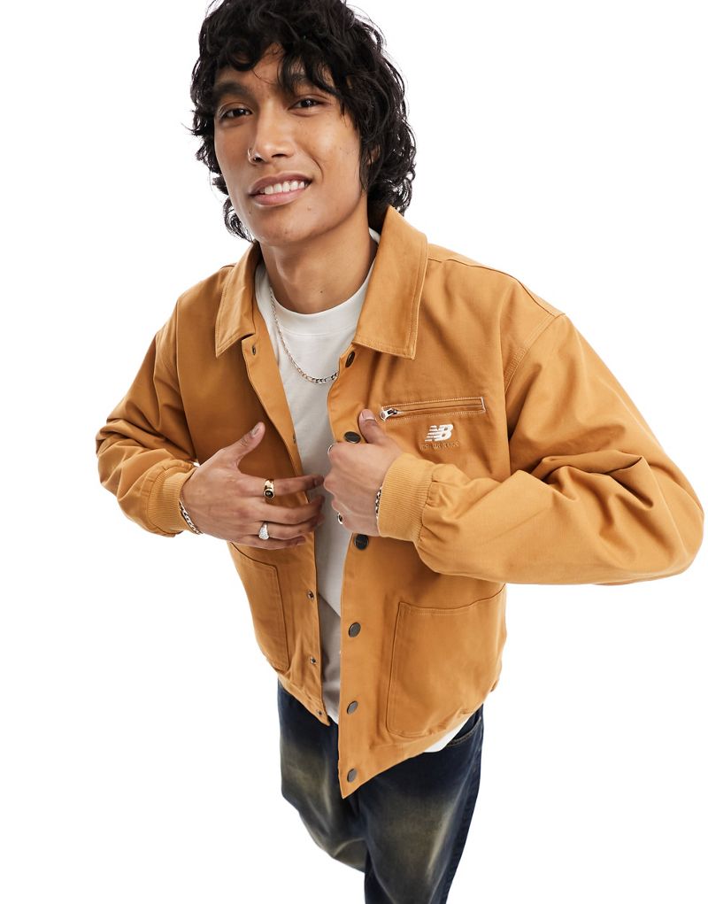 Куртка New Balance табачно-коричневого цвета New Balance